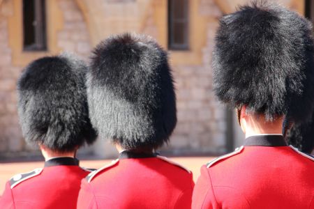 Guardias reales del Rey, tour Windsor