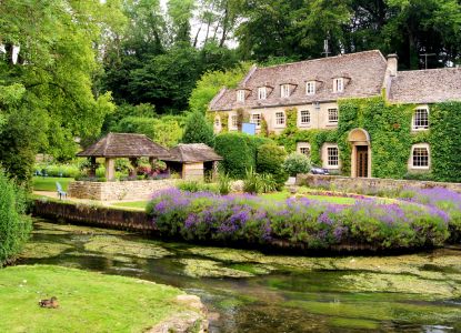 Campo inglés: Disfruta de la atmósfera tranquila y relajante del campo de los Cotswolds.