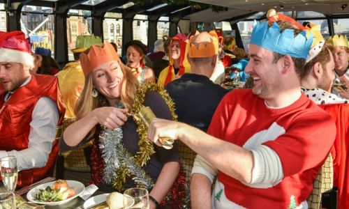 Fiesta Navideña en Crucero por el Támesis con Cena o Almuerzo