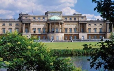 El jardin del Palacio de Buckingham.