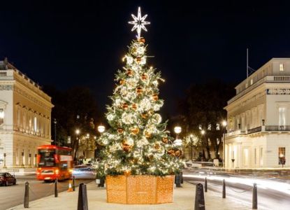 Tour de luces navideñas en autobús turístico