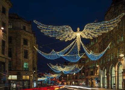 Tour nocturno de las luces navideñas de Londres