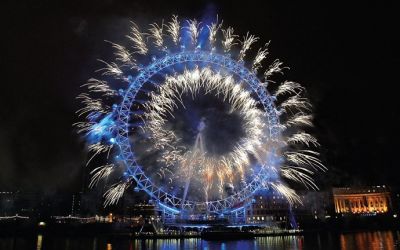 Crucero de Año Nuevo en Londres con cena de gala a bordo